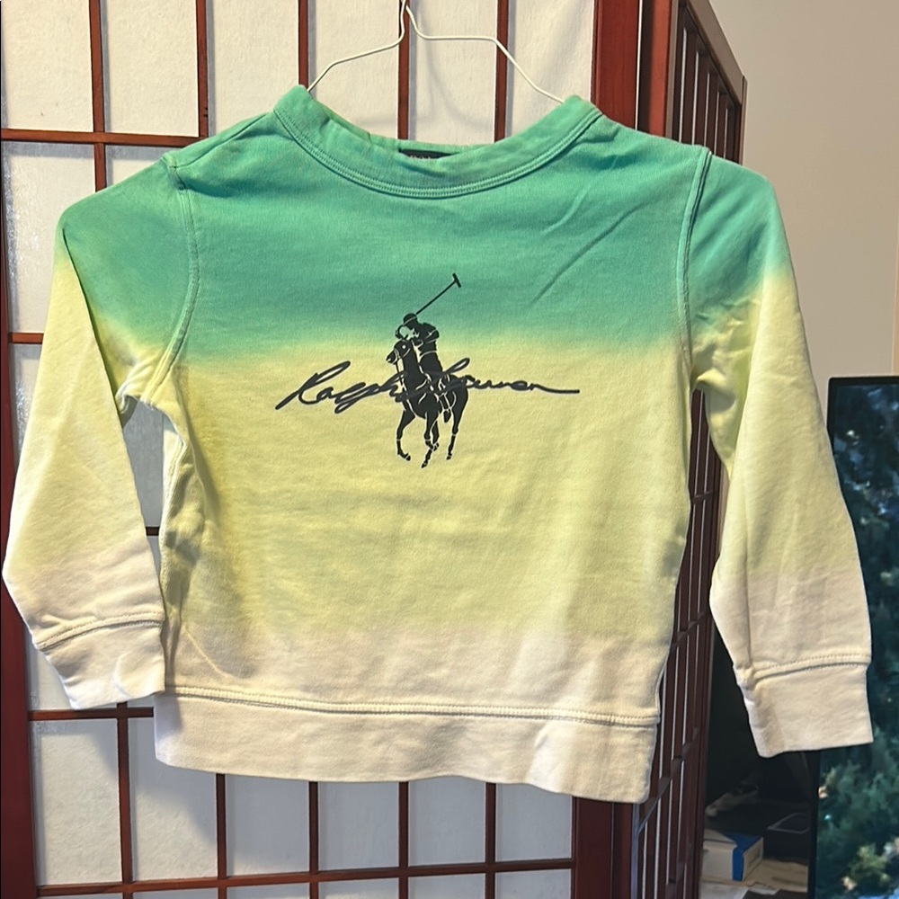 Ralph Lauren Kids Green Ombre Shirt